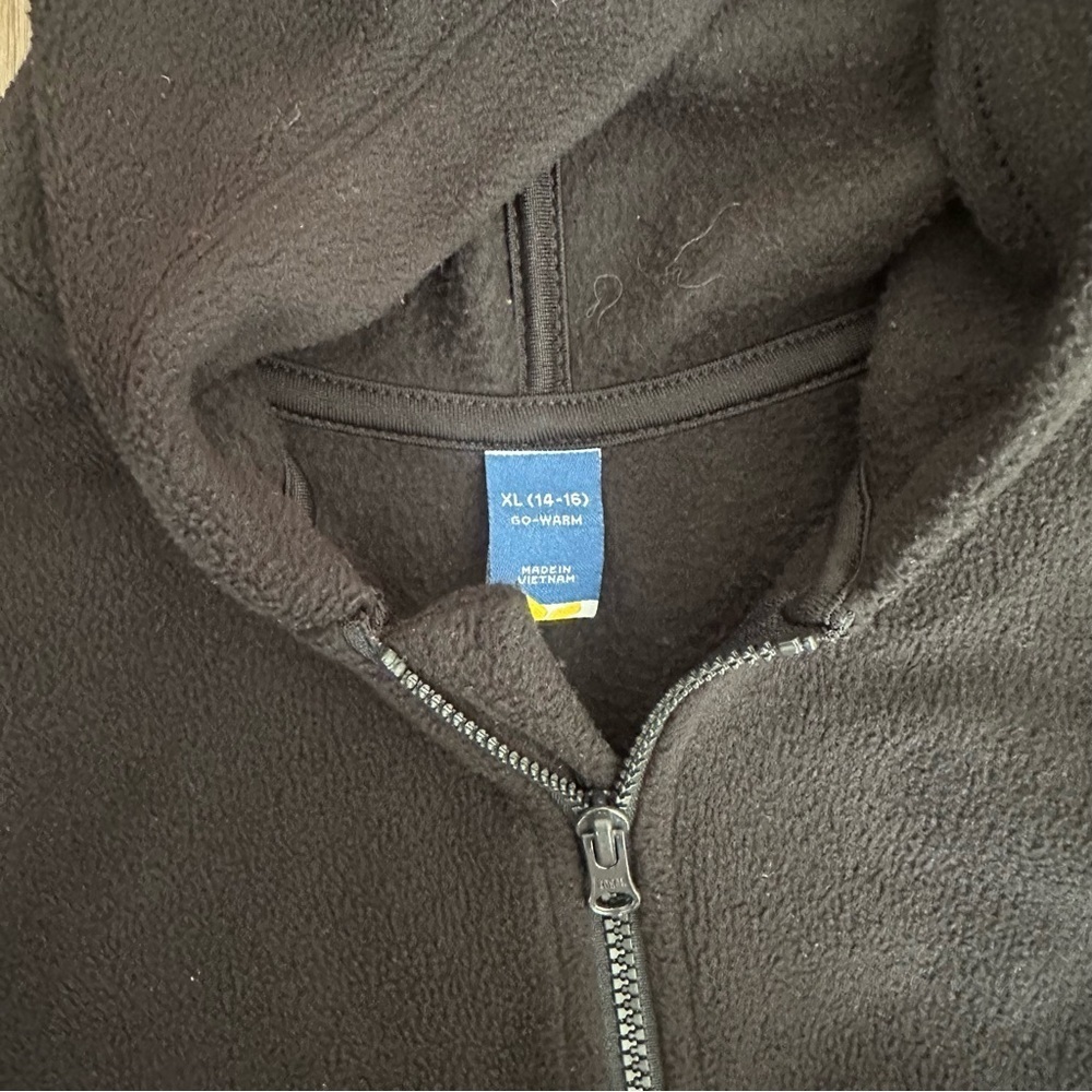 Old navy cropped hoodie active wear size XL black - Picture 3 of 3